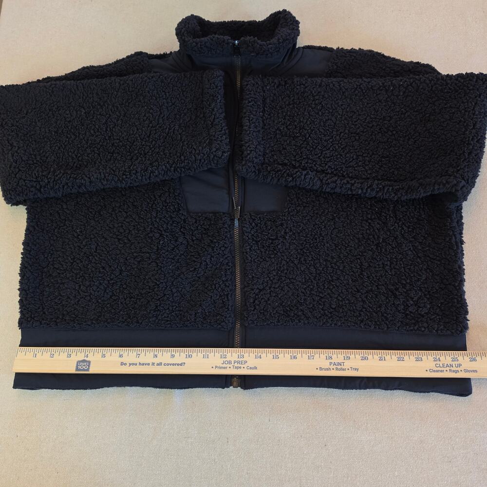 New York & Co. Black Full-Zip Sherpa Fleece Jacket Sz 2XL NWT - Picture 3 of 8